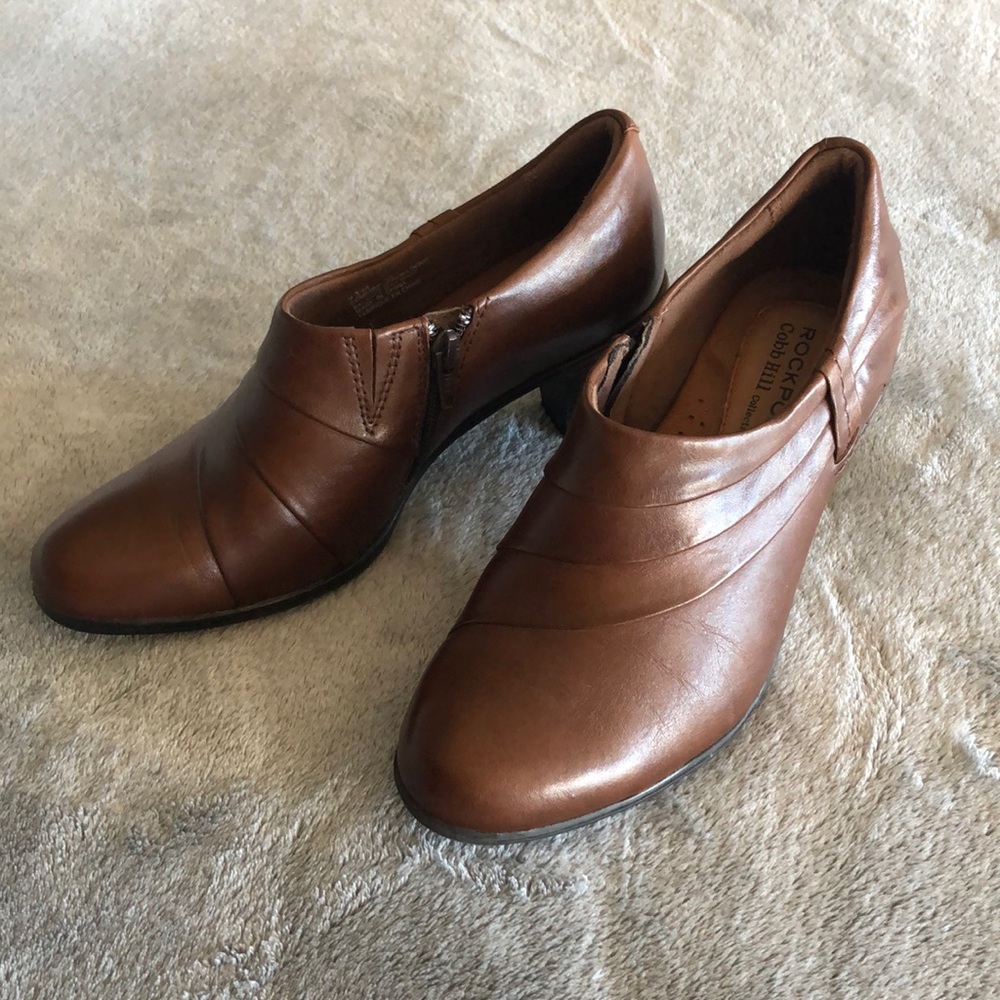 Rockport Cobb Hill Leather Ankle Boots